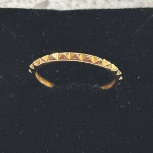 10K YellowGold Studded Women's Ring